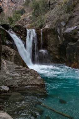 Alanya, Antalya, Türkiye. Şubat 01, 2018. Sapadere Kanyonu Kış Saati Alanya, Antalya - Türkiye.