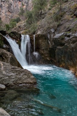 Alanya, Antalya, Türkiye. Şubat 01, 2018. Sapadere Kanyonu Kış Saati Alanya, Antalya - Türkiye.