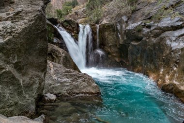 Alanya, Antalya, Türkiye. Şubat 01, 2018. Sapadere Kanyonu Kış Saati Alanya, Antalya - Türkiye.
