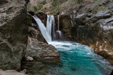 Alanya, Antalya, Türkiye. Şubat 01, 2018. Sapadere Kanyonu Kış Saati Alanya, Antalya - Türkiye.