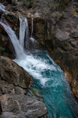 Alanya, Antalya, Türkiye. Şubat 01, 2018. Sapadere Kanyonu Kış Saati Alanya, Antalya - Türkiye.
