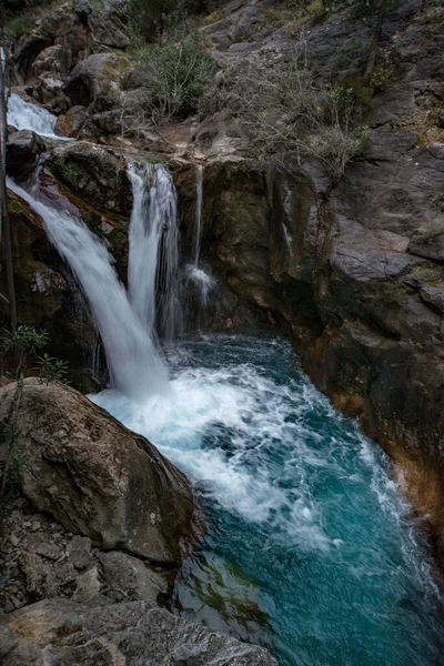Alanya Antalya Türkiye Şubat 2018 Sapadere Kanyonu Kış Saati Alanya — Stok fotoğraf