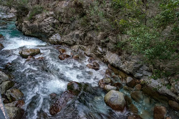 Alanya Antalya Türkiye Şubat 2018 Sapadere Kanyonu Kış Saati Alanya — Stok fotoğraf