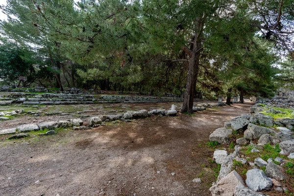 Kemer Antalya Turquía Febrero 2018 Antigua Ciudad Phaselis Tekirova Kemer — Foto de Stock