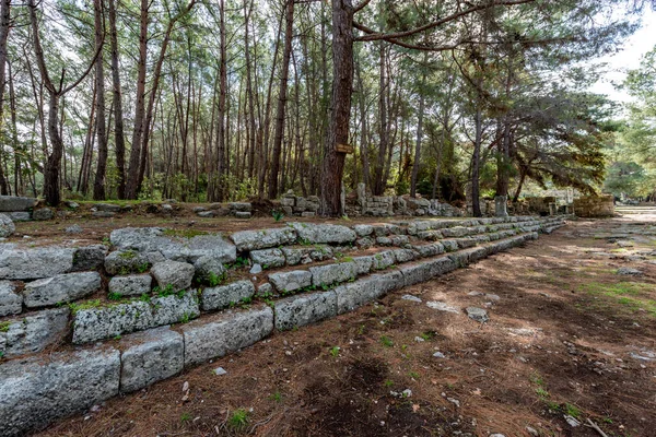 Kemer Antalya Turquía Febrero 2018 Antigua Ciudad Phaselis Tekirova Kemer — Foto de Stock