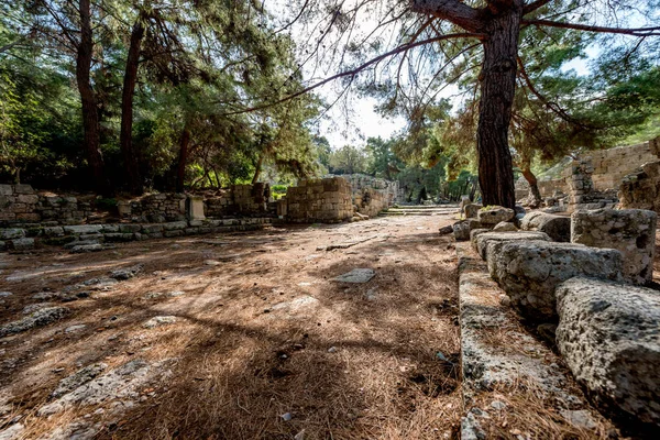 Kemer Antalya Turquía Febrero 2018 Antigua Ciudad Phaselis Tekirova Kemer — Foto de Stock