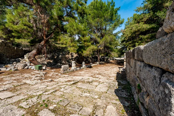 Kemer Antalya Turquía Febrero 2018 Antigua Ciudad Phaselis Tekirova Kemer —  Fotos de Stock