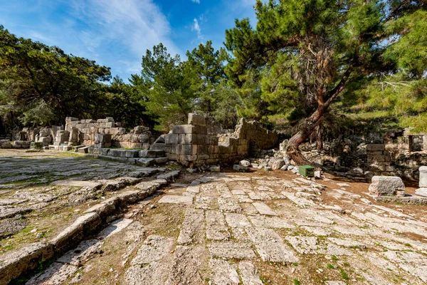 Kemer Antalya Turquía Febrero 2018 Antigua Ciudad Phaselis Tekirova Kemer —  Fotos de Stock