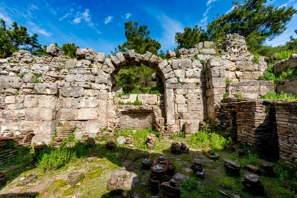 Kemer Antalya Turkije Februari 2018 Oude Stad Van Phaselis Tekirova — Stockfoto