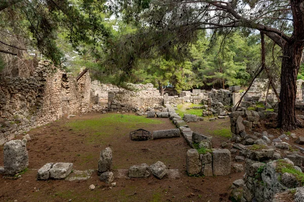 Kemer Antalya Turquía Febrero 2018 Antigua Ciudad Phaselis Tekirova Kemer — Foto de Stock