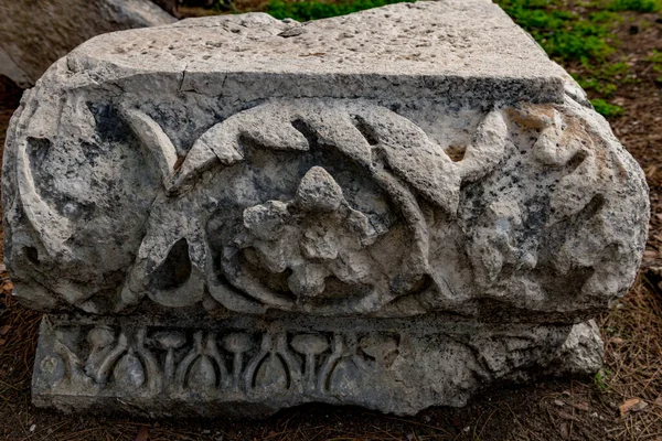 Kemer Antalya Turquia Fevereiro 2018 Cidade Antiga Phaselis Tekirova Kemer — Fotografia de Stock