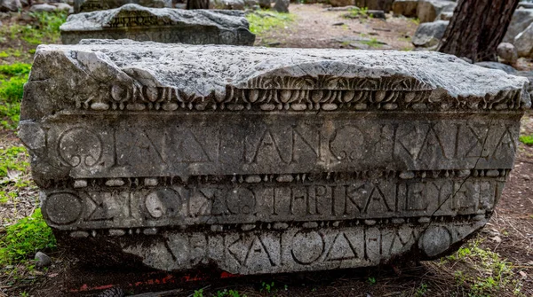 Kemer Antalya Τουρκία Φεβρουαρίου 2018 Αρχαία Πόλη Του Φασέλη Στην — Φωτογραφία Αρχείου