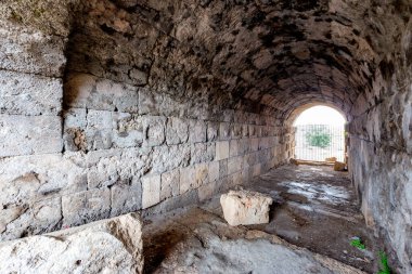 Antalya, hindi. 20 Şubat 2018. Antalya 'nın 19 km doğusundaki Perge Antalya antik kenti, Antalya' nın en önemli şehirlerinden biriydi.. 