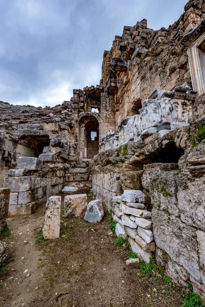 Antalya Turcja Lutego 2018 Perge Ancient City Antalya Turcja Perge — Zdjęcie stockowe