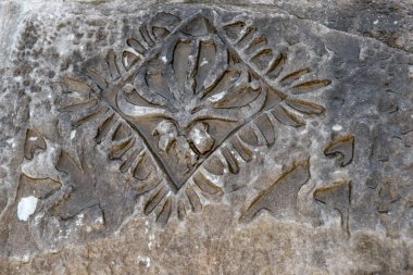 Antalya, hindi. 20 Şubat 2018. Antalya 'nın 19 km doğusundaki Perge Antalya antik kenti, Antalya' nın en önemli şehirlerinden biriydi..