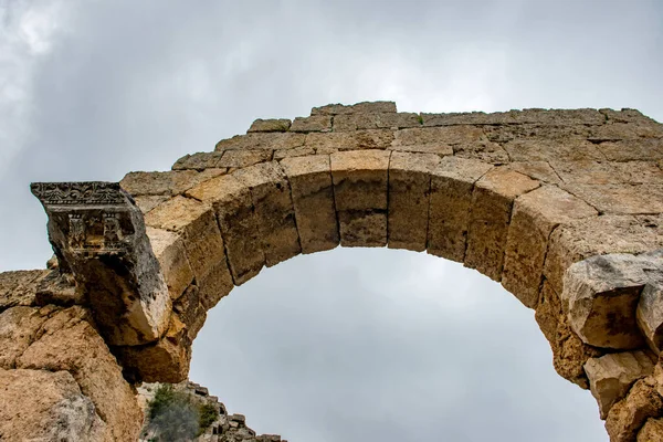 stock image Antalya - Turkey. February 20, 2018. Perge Ancient City, Antalya - Turkey.Perge, located 19 km east of Antalya, used to be one of the most important cities of ancient Pamphylia.