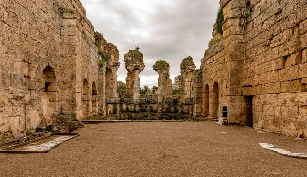 Antalya Turcja Lutego 2018 Perge Ancient City Antalya Turcja Perge — Zdjęcie stockowe