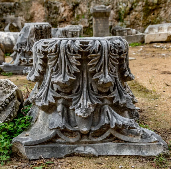 Αττάλεια Τουρκία Φεβρουαρίου 2018 Perge Αρχαία Πόλη Αττάλεια Τουρκία Perge — Φωτογραφία Αρχείου