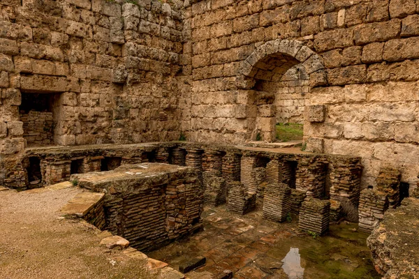 Antalya Turkije Februari 2018 Perge Ancient City Antalya Turkije Perge — Stockfoto