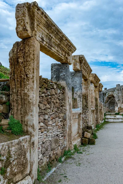 Antalya Turkije Februari 2018 Perge Ancient City Antalya Turkije Perge — Stockfoto