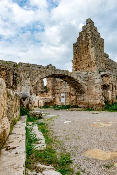 Antalya Turkije Februari 2018 Perge Ancient City Antalya Turkije Perge — Stockfoto