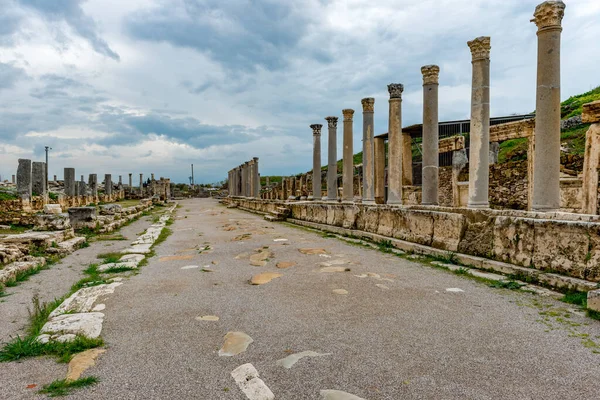 Antalya Turquía Febrero 2018 Perge Ancient City Antalya Turquía Perge — Foto de Stock