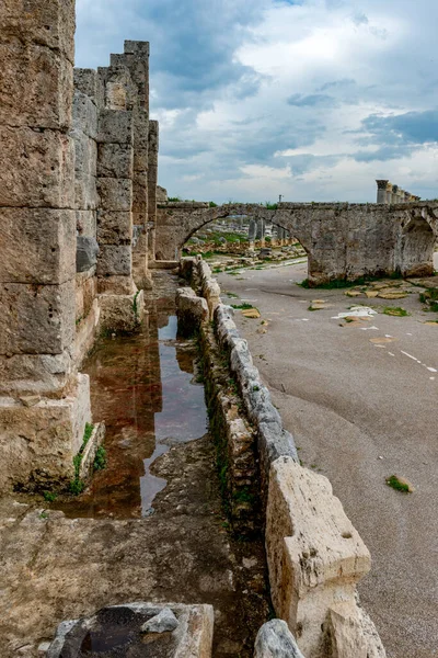 Antalya Turquía Febrero 2018 Perge Ancient City Antalya Turquía Perge — Foto de Stock