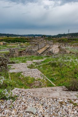 Antalya, hindi. Şubat 04, 2018. Perge Antik Kenti, Antalya - Türkiye.