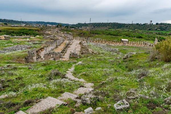 Antalya Turkey February 2018 Perge Ancient City Antalya Turkey — Stock Photo, Image