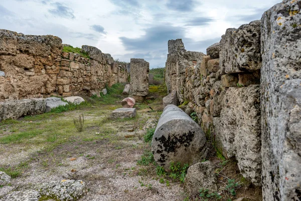 Antalya Turkije Februari 2018 Perge Ancient City Antalya Turkije — Stockfoto