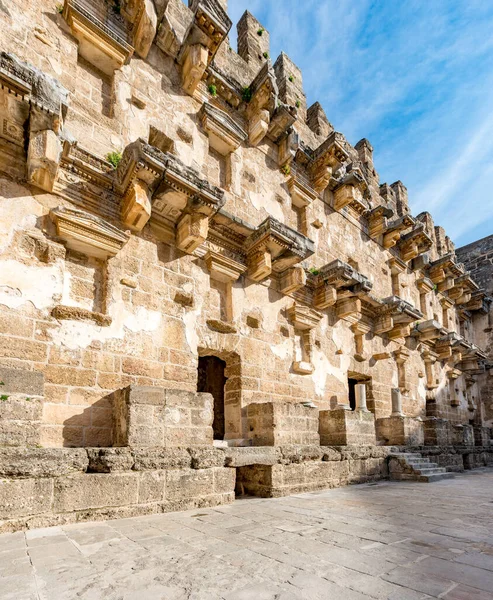 Ancient City Aspendos Ancient Theatre Aspendos Antalya Turkey — Stock Photo, Image