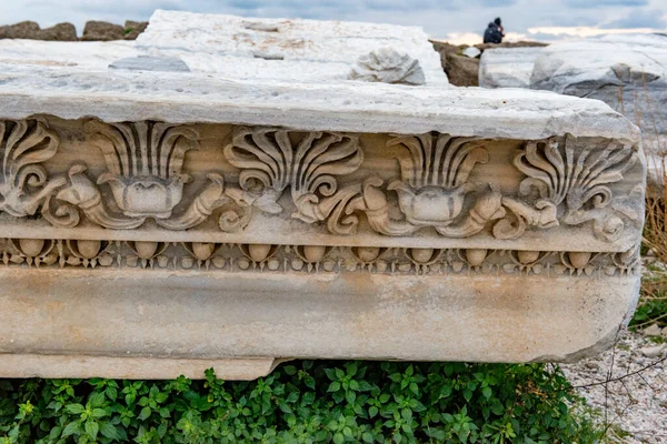 Πλευρά Αττάλεια Τουρκία Ναός Του Απόλλωνα Στην Πλευρά Αττάλεια Τουρκία — Φωτογραφία Αρχείου