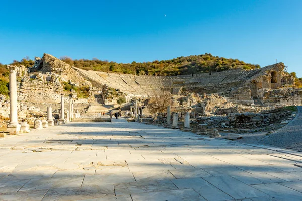 Selcuk Izmir Turquie Décembre 2017 Bibliothèque Celsus Ville Antique Ephèse — Photo