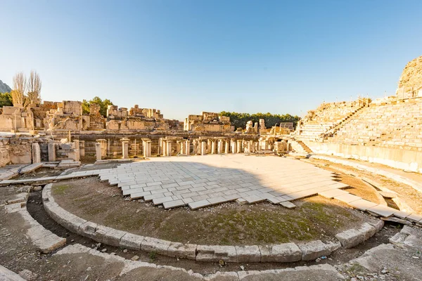 Selcuk Izmir Turkije December 2017 Celsus Bibliotheek Oude Stad Efeze — Stockfoto