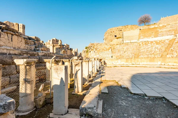 Selcuk Izmir Turkey December 2017 Celsus Library Ancient City Ephesus — Stock Photo, Image