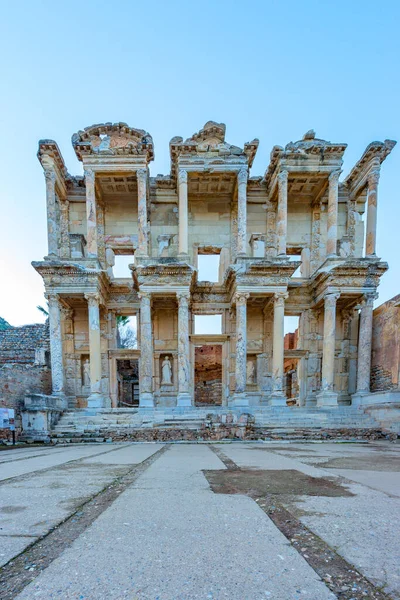 Selcuk Izmir Turkije December 2017 Celsus Bibliotheek Oude Stad Efeze — Stockfoto