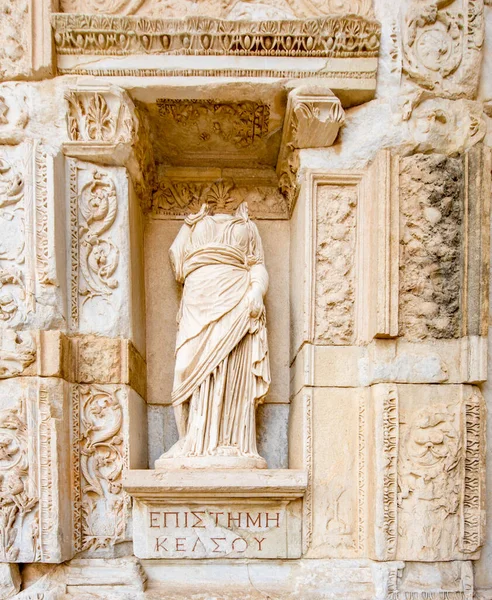 Selcuk Izmir Turkije December 2017 Celsus Bibliotheek Oude Stad Efeze — Stockfoto