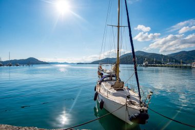 Gocek, Mugla - Türkiye. 27 Aralık 2017. Gocek 'te güzel bir gün, Mugla - Türkiye.