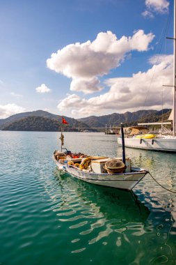 Gocek, Mugla - Türkiye. 27 Aralık 2017. Gocek 'te güzel bir gün, Mugla - Türkiye.
