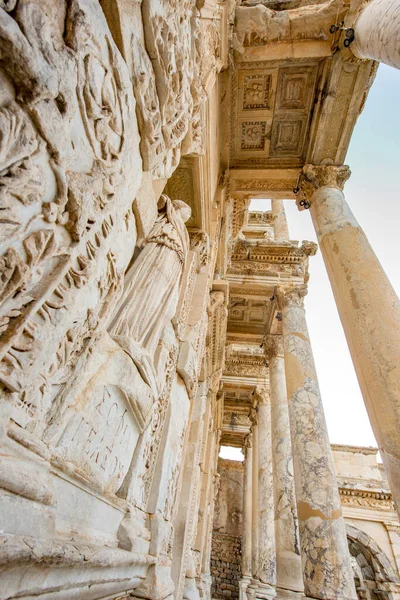 Selcuk Smirne Turchia Dicembre 2017 Biblioteca Celsus Antica Città Efeso — Foto Stock