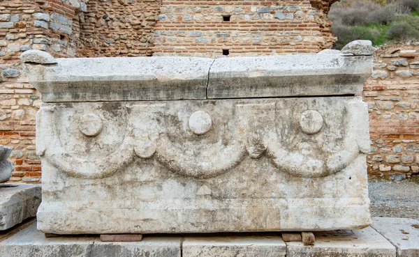 Selcuk Izmir Türkei Dezember 2017 Celsus Bibliothek Die Antike Stadt — Stockfoto