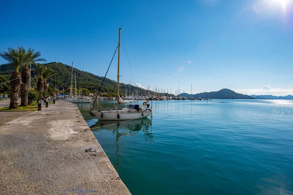 Gocek Mugla Turquía Diciembre 2017 Buen Día Invierno Gocek Mugla — Foto de Stock