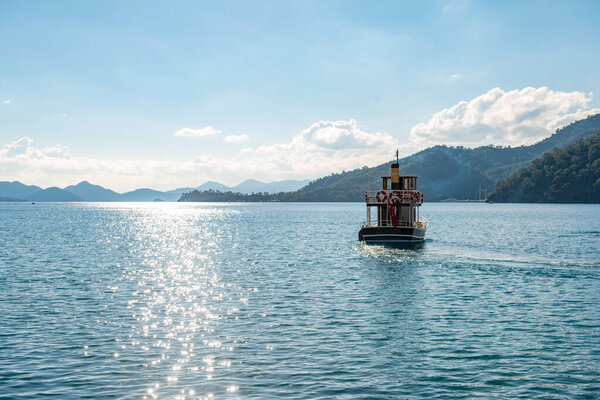 Gocek, Mugla - Turkey. December 27, 2017. A nice day in Gocek wintertime, Mugla - Turkey.