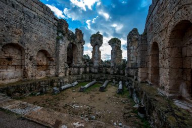 Antalya, hindi. Şubat 04, 2018. Perge Antik Kenti, Antalya - Türkiye.