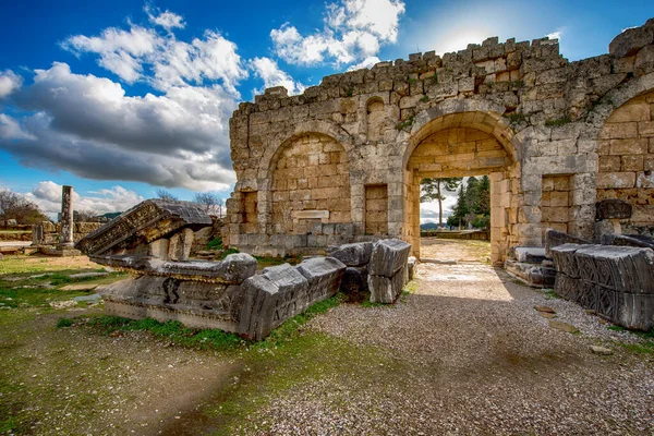 Анталія Туреччина Лютого 2018 Стародавнє Місто Пергія Анталія Туреччина — стокове фото