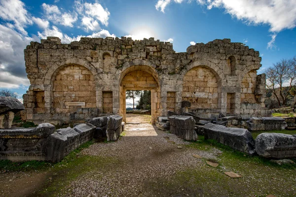 Antalya Törökország 2018 Február Perge Ókori Város Antalya Törökország — Stock Fotó