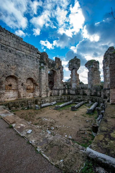 Antalya Turkiet Februari 2018 Perge Ancient City Antalya Turkiet — Stockfoto
