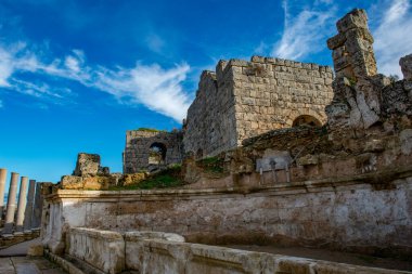 Antalya, hindi. Şubat 04, 2018. Perge Antik Kenti, Antalya - Türkiye.