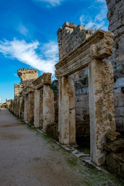 Antalya, hindi. Şubat 04, 2018. Perge Antik Kenti, Antalya - Türkiye.