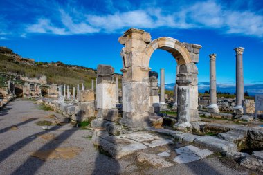 Antalya, hindi. Şubat 04, 2018. Perge Antik Kenti, Antalya - Türkiye.